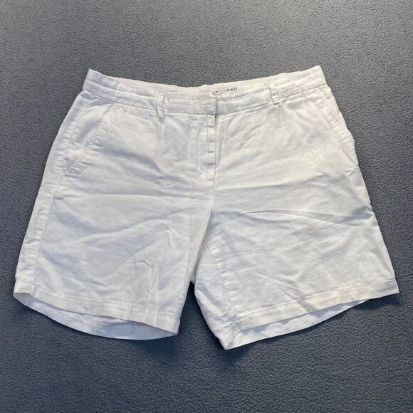 KHAKIS BY GAP Womens size 8 Linen Golf‎ Shorts Lighweight Pockets Casual - Picture 1 of 15
